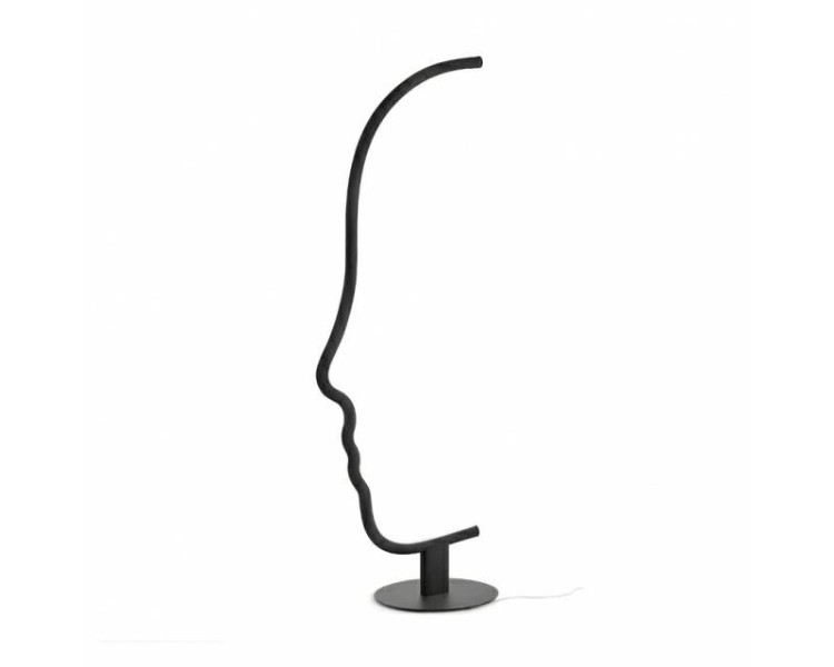 lampa stołowa o kształcie twarzy